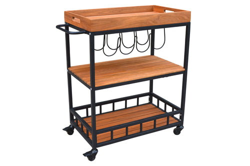 Sens-Line - Butler Trolley - 67x40x84cm - Acaciahout