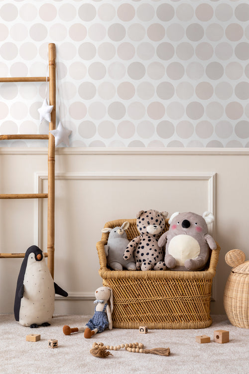 Walls4You behang stippen beige - 53 cm x 10.05 m - 935290 - vtwonen shop