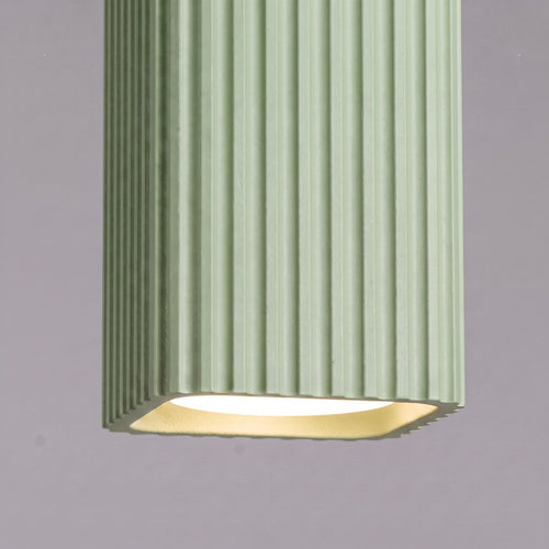 Sollux Lighting Plafondlamp RAYO 10 saliegroen - 6x6x10cm