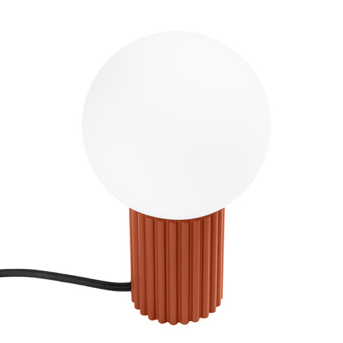 Sollux Lighting Tafellamp HALO rood ochra - 12x12x19cm