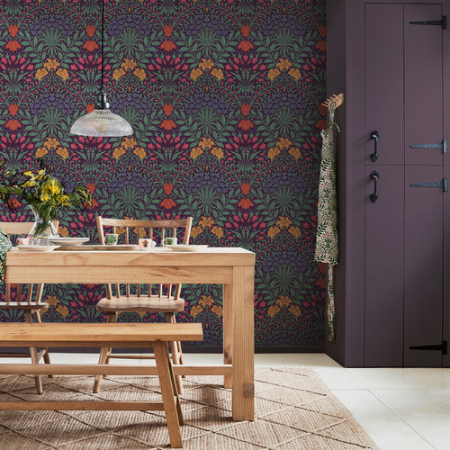 William Morris at Home Vliesbehang - Garden Dewberry