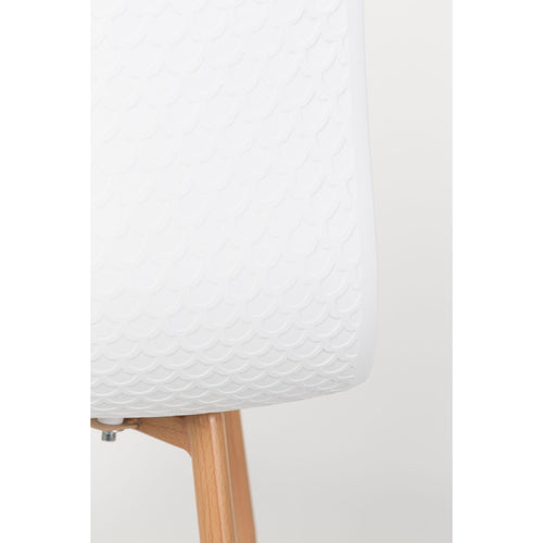 Housecraft Living Leon Eetkamerstoelen Wit - Set van 2