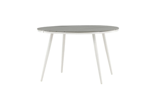 Rebellenclub Ronde Tuintafel Solis - ø120cm - Wit Grijs - vtwonen shop