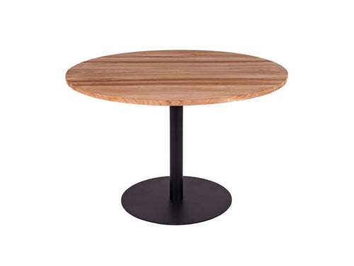 MaximaVida ronde eettafel Java zwart 120 cm - zware 60 kg uitvoering