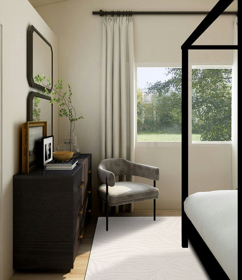 AFK Living vloerkleed Alize - reliëfeffect - wit - 200 x 290 cm - vtwonen shop