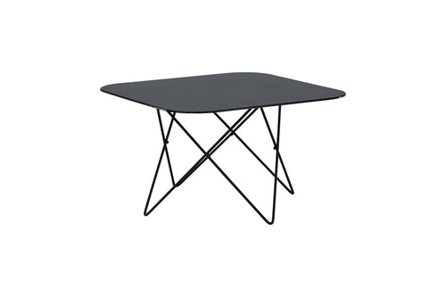 Rebellenclub Salontafel Ludlow - 80 x 80 cm - Zwart