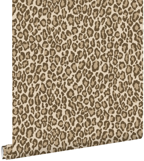 ESTAhome behang panterprint bruin - 53 cm x 10.05 m - 139152