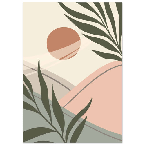 Artfulprints  Boho – Serene moment   poster A4 21x29.7 cm - vtwonen shop