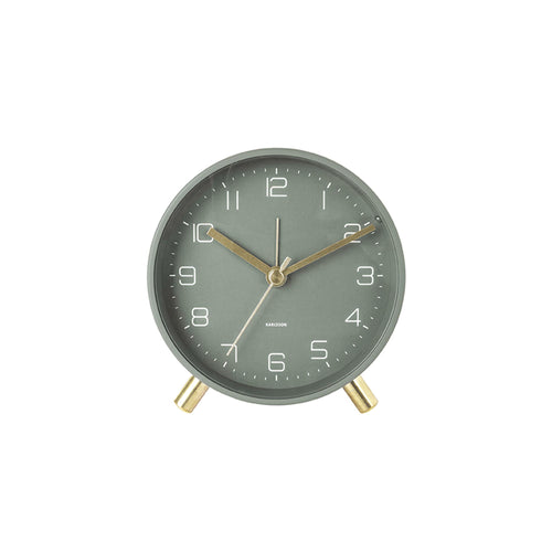Karlsson wekker  - groen - Ø11cm - vtwonen shop
