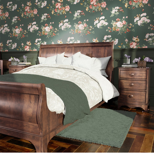 Laura Ashley Vliesbehang - Rosemore Fern