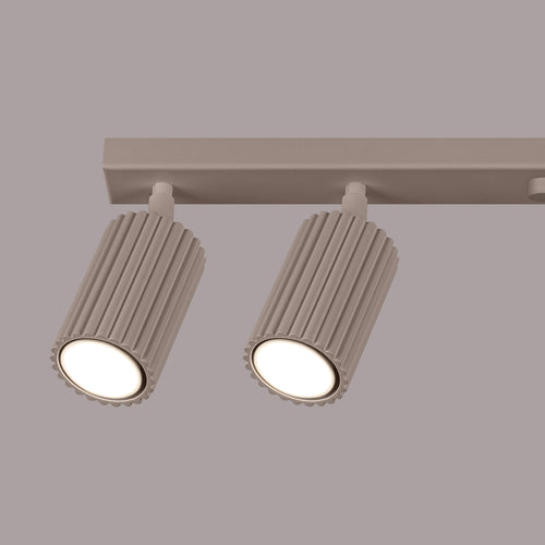 Sollux Lighting Plafondlamp KARBON 6L taupe - 117x6,5x16,5cm