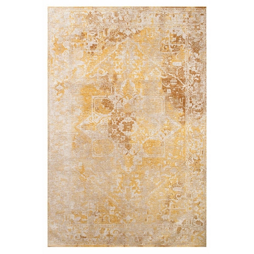 Lola&Moi vloerkleed Golden Wall - goud - 140x200cm