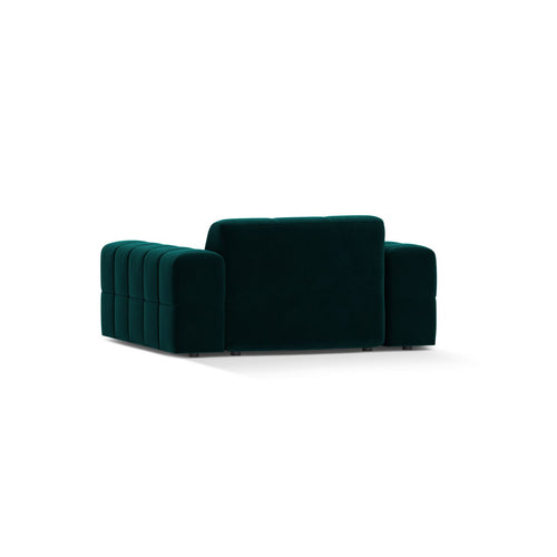 Cosmopolitan Design - Fauteuil Chicago flueel diepe olie - 102x132x78cm