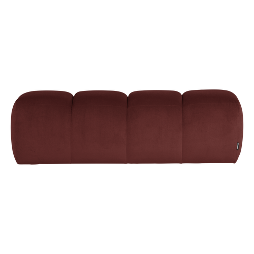 WOOOD eetbank 164 cm Mojo - Velvet - Kastanjebruin - 49x164x45