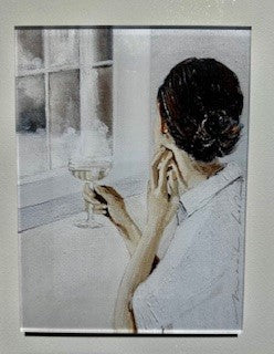 My Deer Art Shop - Fine Art Acryl - Women in the Window - Acrylglas - 15 x 20 cm – limited edition of 10 - vtwonen shop