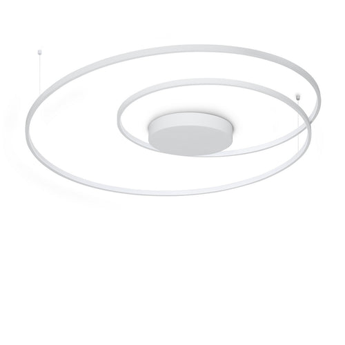 Ideal Lux OZ Geïntegreerde LED-plafondlamp, halfverzonken, wit, 8300lm, 3000K