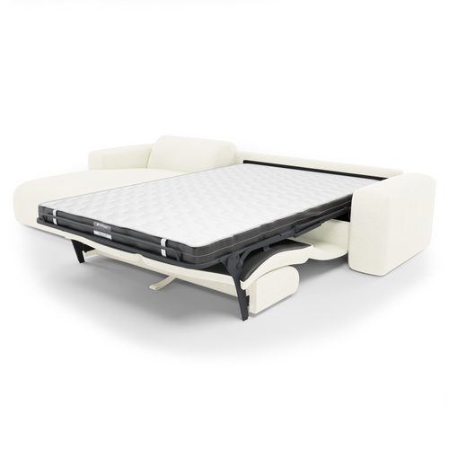 Sia Home - Hoekbanken links MYRA - Corduroy - Crème - 280cm - vtwonen shop