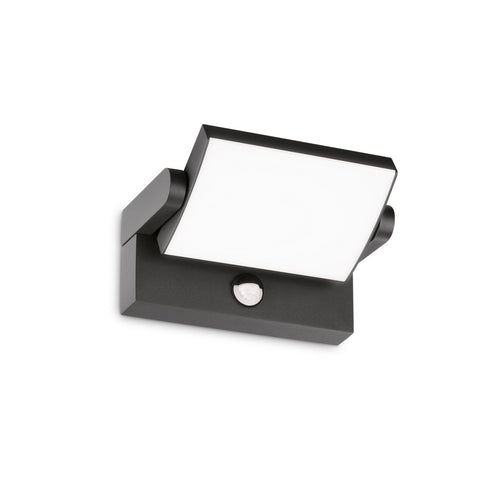 Ideal Lux SWIPE LED Buiten Bewegingssensor Wandlamp Antraciet, 3000K, IP54