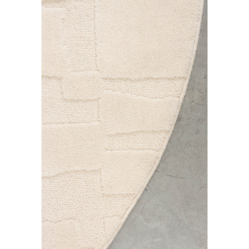 Zuiver Bricks Vloerkleed Ovaal 200x290 cm Grijs/ Beige