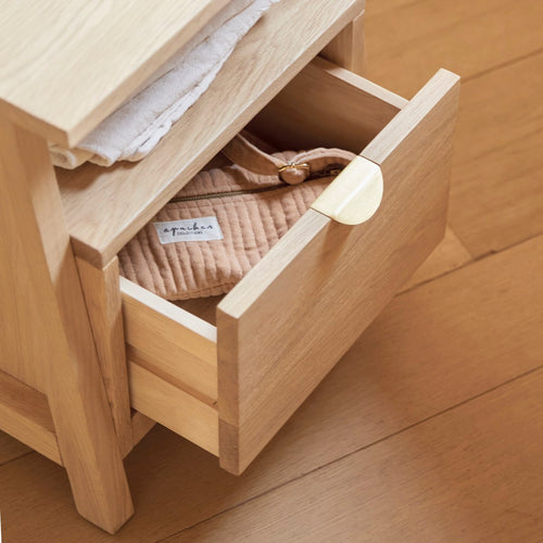 Tikamoon Massief eiken nachtkastje - Naturel - vtwonen shop