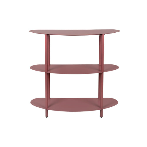 Leitmotiv side table Riqueza - rood - 90x28x82cm