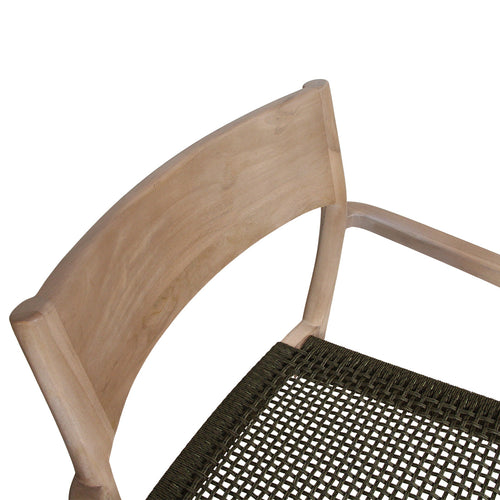 Raw Materials tuinstoel Freya met armleuning - Donkergroen - vtwonen shop