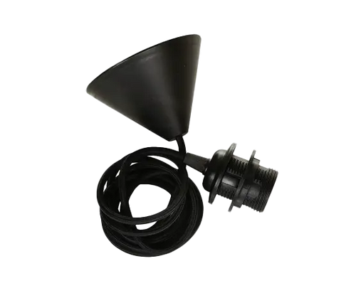 Bomerango Spin M kurken hanglamp medium - met koordset zwart - Ø 37 cm - vtwonen shop