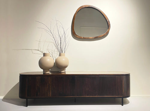 Livingfurn tv-meubel Noor Walnut - 170cm - mangohout