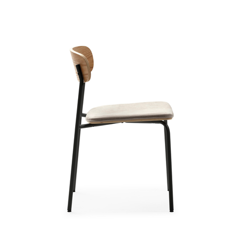 Calicosy - ADRIANA Set van 2 stoelen in stof - Grijs - 51x46x47 cm