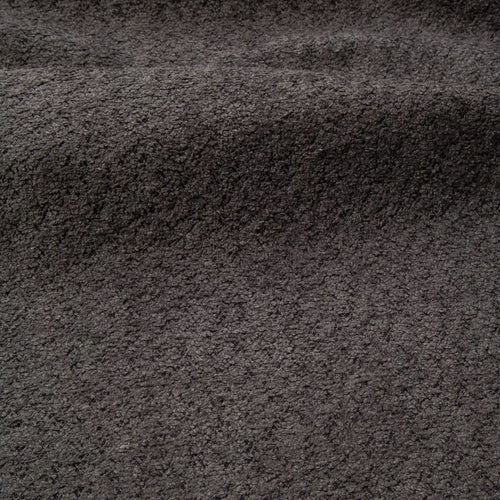 Sia Home - Rechte bank NORA - Bouclette stof - Grafiet grijs - 225cm