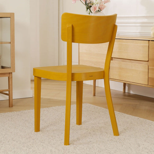 Fameg Fergus Houten Eetkamerstoel Geel - vtwonen shop