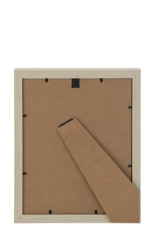 J-Line fotolijst Diepte - hout - creme - large -  2 stuks