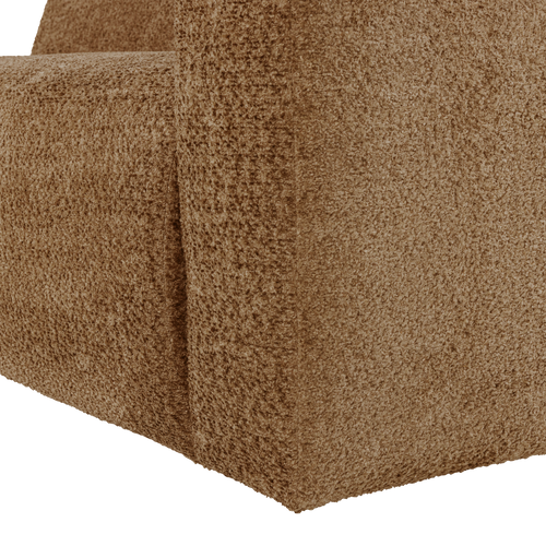 WOOOD 1,5-zits bank arm rechts Mojo Base - Wollig - Honinggeel - 74x145x97