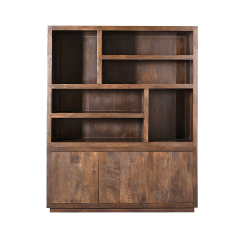 StarFurn Vakkenkast Brussel - Bruin Hout - 160x45x200cm - vtwonen shop