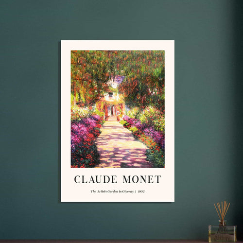 Artfulprints  Claude Monet - The artist's garden in Giverny II   poster 30x40 cm - vtwonen shop
