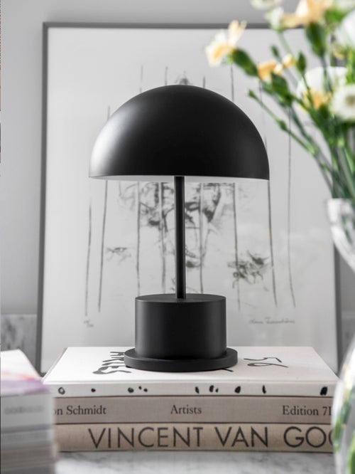 Printworks Oplaadbare Tafellamp - Riviera - Zwart - vtwonen shop