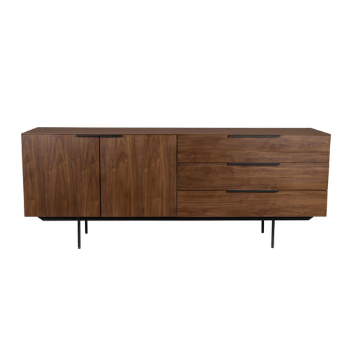 Zuiver Travis Dressoir Walnoothout Donkerbruin - vtwonen shop