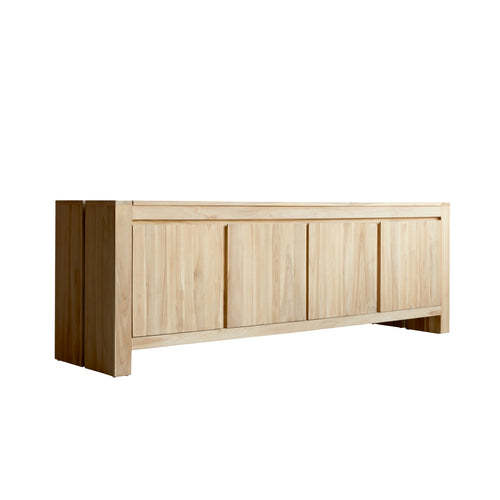 Tikamoon Massief teakhouten dressoir 210 cm - Naturel