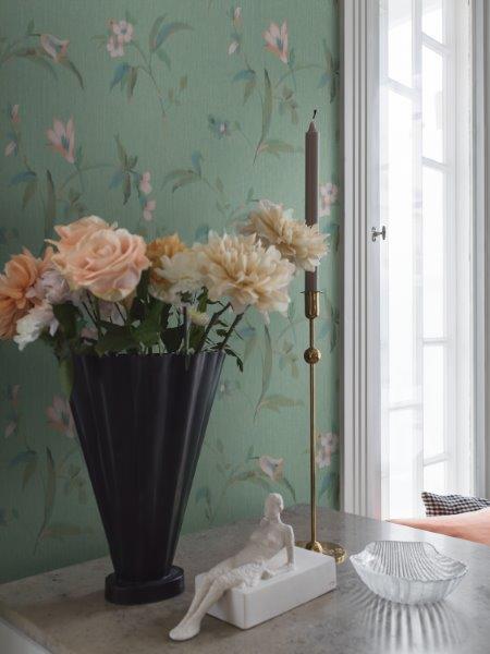 Borastapeter fotobehang bloemen groen - 196 x 265 cm - 660869 - vtwonen shop