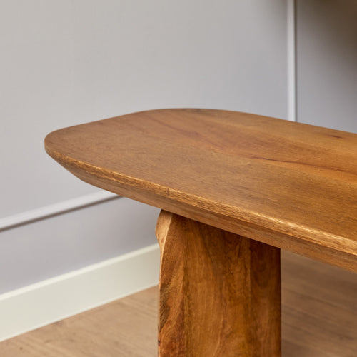 StarFurn Eetkamerbank Tense - Rechthoek Naturel Hout - 280x38x45cm