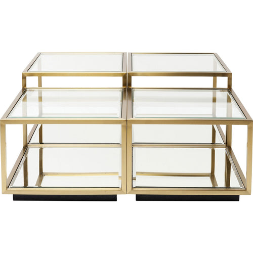 Kare Design Salontafel Luigi goud (4/Set) - vtwonen shop