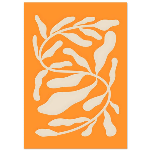 Artfulprints  Matisse – Orange sea blossom   poster A4 21x29.7 cm