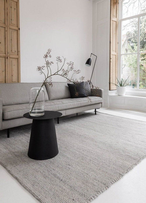 Interieur05 vloerkleed Vik - lichtgrijs-  wollen-200 x 290 cm