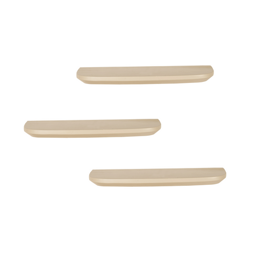 StarFurn Wandplank Gusta - Zandkleur Hout - Set van 3 - 60x20x15cm