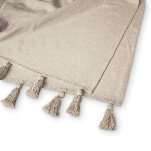 Walra - Plaid Funny Frays - 130x170 cm - Naturel