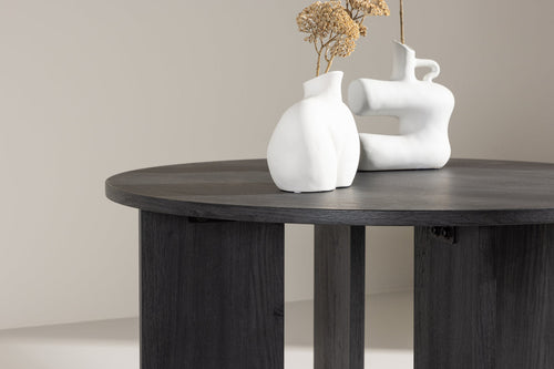 Rebellenclub Salontafel Combe - ø80 cm - Zwart - vtwonen shop