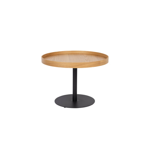 Housecraft living Yuri Bijzettafel Rond Hout 56x56 cm (M) Eiken - Bruin - vtwonen shop