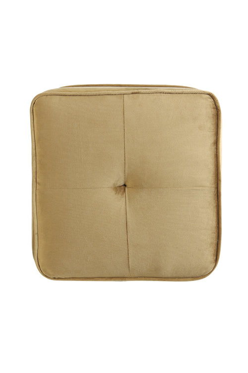 Light & Living poef KIKI - Ø40x35cm - bruin