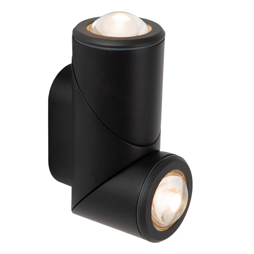 Lucide wandspot ERIN - Geïntegreerde LED - Zwart