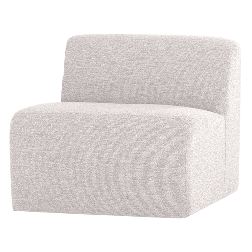 WOOOD 1-zits bank Mojo Base - Bouclé - Ecru Melange - 74x84x97